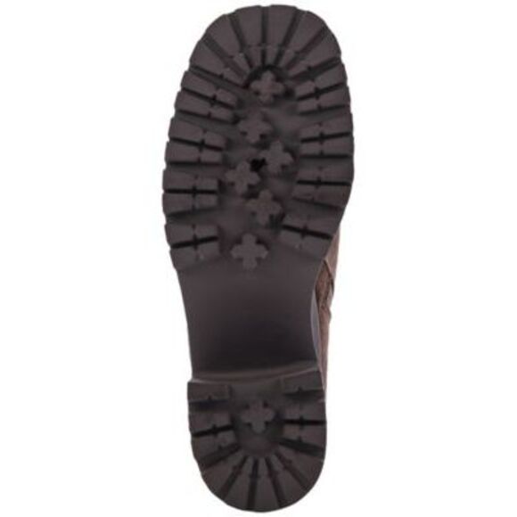 AQUA COLLEGE Womens Brown 1" Platform Raine Round Toe Block Heel Chelsea 9.5 M - Picture 4 of 4